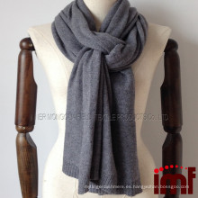 La última bufanda de lana lisa con patrón de tejer de alta calidad
